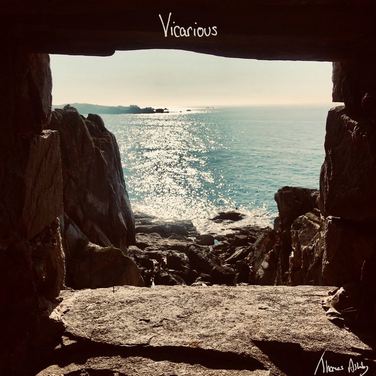 Front album artwork of Vicarious by Thomas Ashby