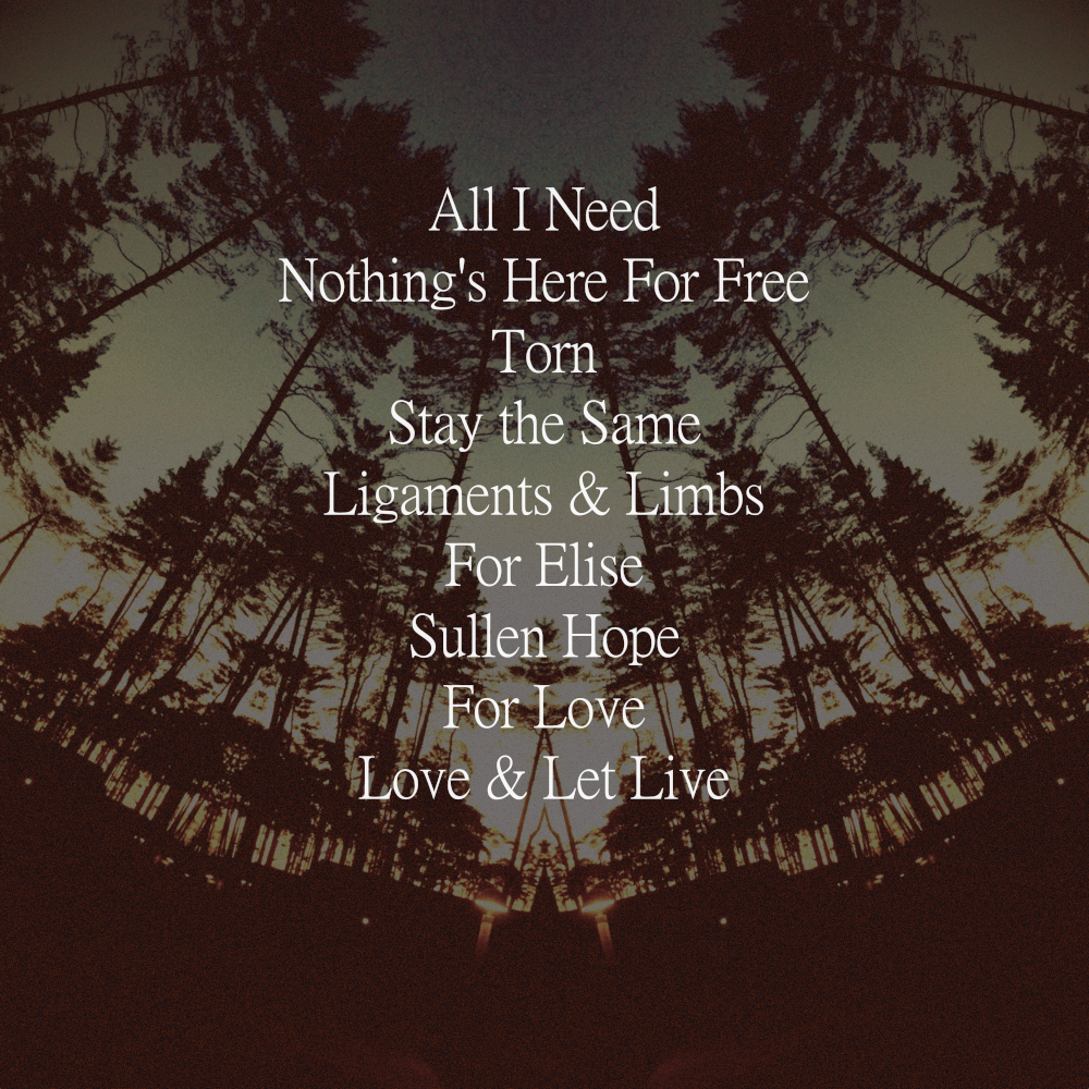 Back album artwork of Cache by Thomas Ashby
